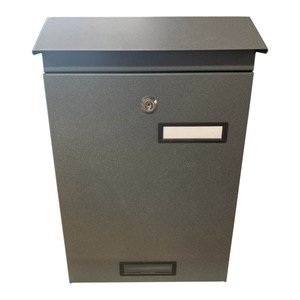 Post Box Postbox Mailbox, medium, graphite
