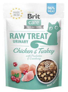 Brit Raw Treat Cat Urinary Chicken & Turkey 40g