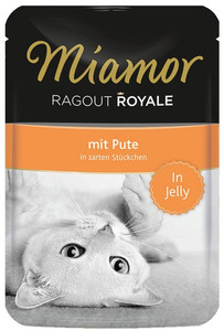Miamor Ragout Royale Cat Food with Turkey in Jelly 100g