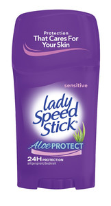 Lady Speed ​​Stick Aloe Protect Sensitive Skin Deodorant Stick 45g