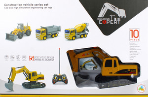 Construction Vehicles Set incl. RC Excavator 3+