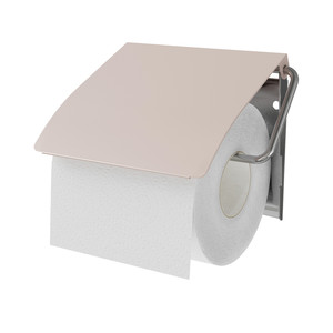 GoodHome Toilet Paper Holder Koros, powder pink