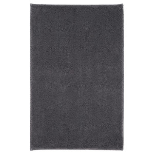 SÖDERSJÖN Bath mat, dark grey, 50x80 cm
