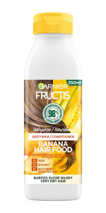 Fructis Hair Food Banana Hair Conditioner for Very Dry Hair Vegan 98% Natural 350ml