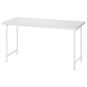 LAGKAPTEN / SPÄND Desk, white, 140x60 cm