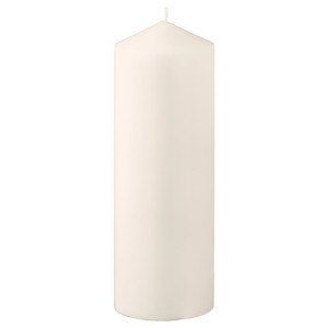 FENOMEN Unscented block candle, natural, 29 cm