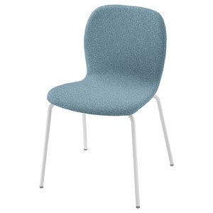 KARLPETTER Chair, Gunnared light blue/Sefast white