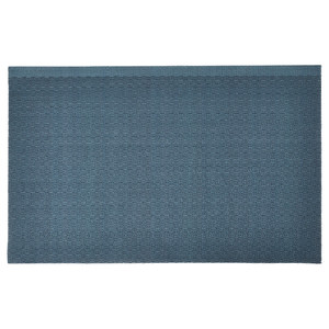 KLAMPENBORG Door mat, indoor, blue, 50x80 cm