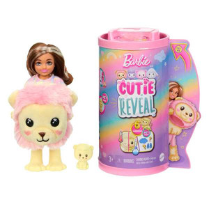 Barbie Cutie Reveal Cozy Cute Tees Series Lion Chelsea Doll HKR21 3+