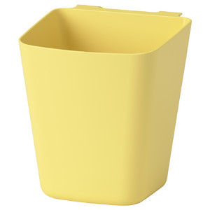 SUNNERSTA Container, light yellow, 12x11 cm