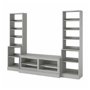 HAVSTA TV storage combination, grey, 282x47x212 cm