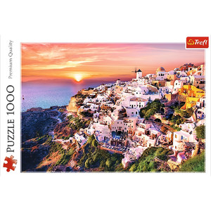 Trefl Jigsaw Puzzle Sunset over Santorini 1000pcs 12+