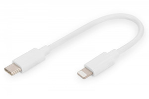 Digitus Cable Lightning to USB-C DB-600109-001-W