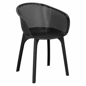 Chair Dacun, in-/outdoor, black