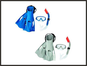 Bestway Hydro Swim Meridian Snorkel Swimming Kit, 1pc, assorted colours, 14+