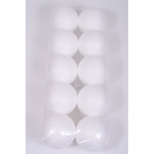 Christmas DIY Decoration Styrofoam Bauble 10cm 10pcs