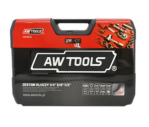 AW Tool Set 216pcs 1/2" 3/8" 1/4"