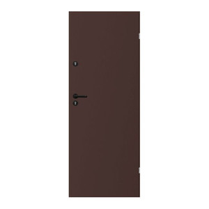 Universal Door Uran 70 with 2 locks, right, brown