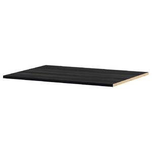 UTRUSTA Shelf for corner base cabinet, wood effect black, 88 cm