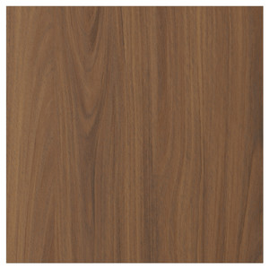 TISTORP Door, brown walnut effect, 40x40 cm