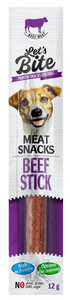 Let's Bite Meat Snacks for Dogs Beef Stick 12g