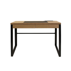 Desk Dolem Industrial, oak/black