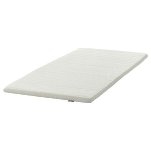 NISSEHOLM Mattress pad, white, 90x200 cm