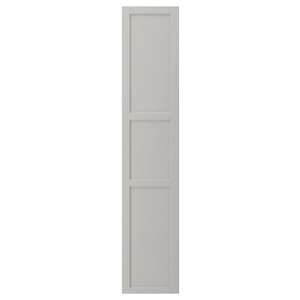 LERHYTTAN Door, light grey, 40x200 cm