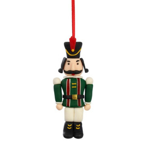 Christmas Tree Decoration Nutcracker 9.5-10 x 4cm, 1pc, assorted