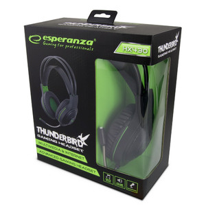 Esperanza Stereo Gaming Headphones with Microphone Thunderbird