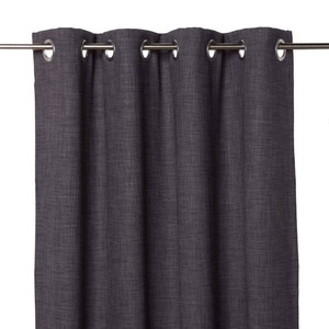 Curtain GoodHome Novan 140x260cm, dark grey