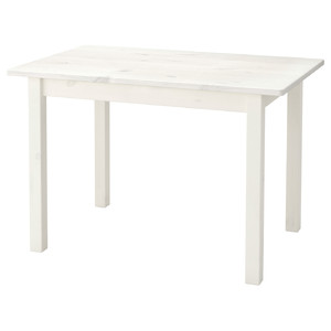 SUNDVIK Children's table, white, 76x50 cm