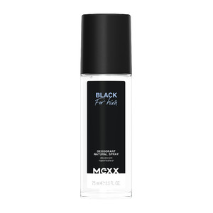 MEXX Deodorant Natural Spray Black for Him 75 ml