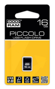Goodram Flash Drive PICOLLO 16GB USB2.0 Black