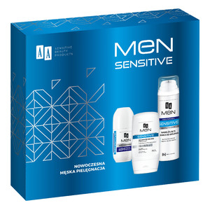 AA Gift Set Men Sensitive - Shave Foam, After Shave Gel & Antiperspirant Deodorant