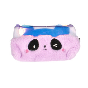 Pencil Case Plush Violet Bear