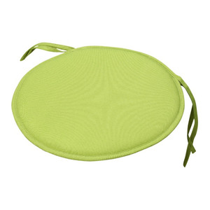 Outdoor Seat Cushion Chair Pad, round, green