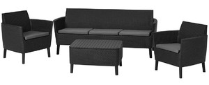 Garden Furniture Set SALEMO MAX, graphite