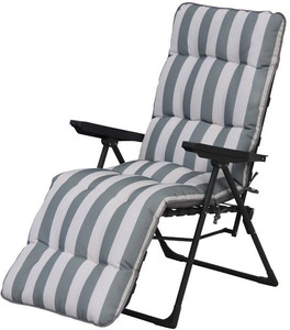 Garden Armchair Colorado, blue-white