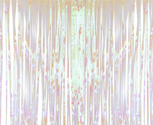 Fringe Deco Curtain 100x200cm, iridescent