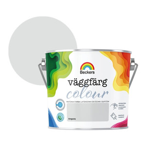 Beckers Matt Latex Paint Vaggfarg Colour 2.5l angora