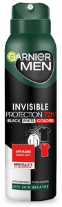 Garnier Men Anti-Perspirant Deodorant Spray Invisible Protection 72h - Black,White,Colors   150ml