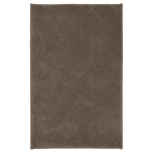 SÖDERSJÖN Bath mat, grey-brown, 50x80 cm