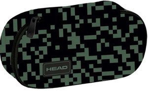 Pencil Case Head Green Bricks