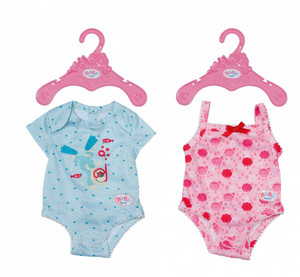 Zapf BABY born Bodysuit 43cm, 1pc, assorted designs, 3+