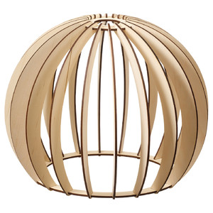 AKTERKANT Lamp shade, plywood, 32 cm