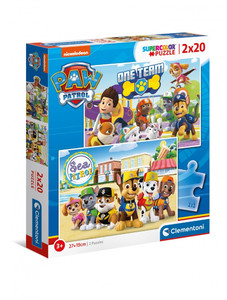 Clementoni Supercolor Children's Puzzle Paw Patrol 2x 20pcs 3+