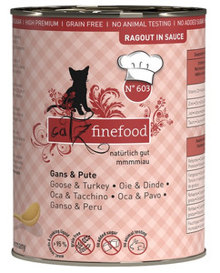 Catz Finefood Ragout N.603 Cat Wet Food Goose & Turkey 380g