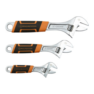 Magnusson 3-Piece Adjustable Wrench Set