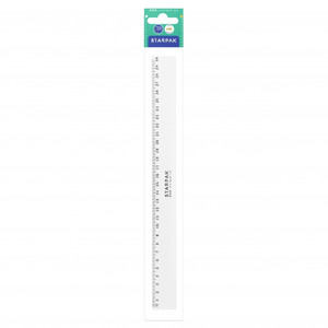 Starpak Plastic Ruler 30cm